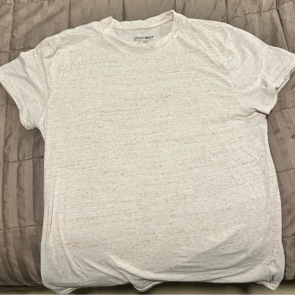 White Short Sleeve Crew Neck Tee